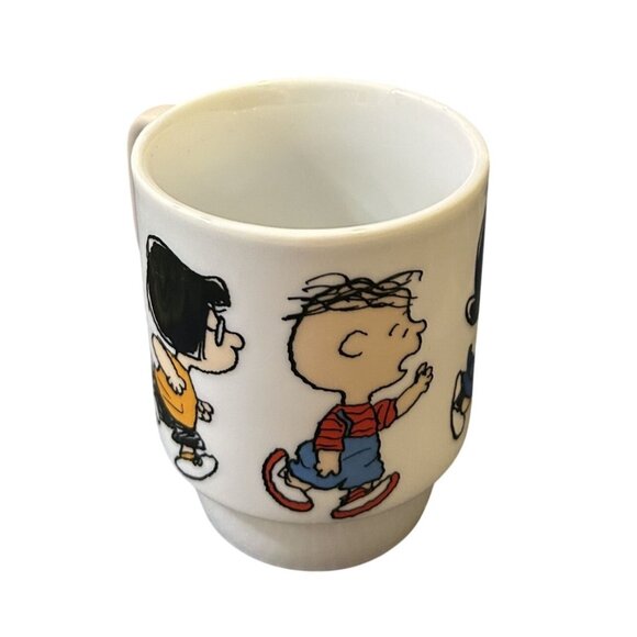 Peanuts 2021 Stackable Ceramic Mug Featuring Snoopy & Friends - Picture 2 of 4